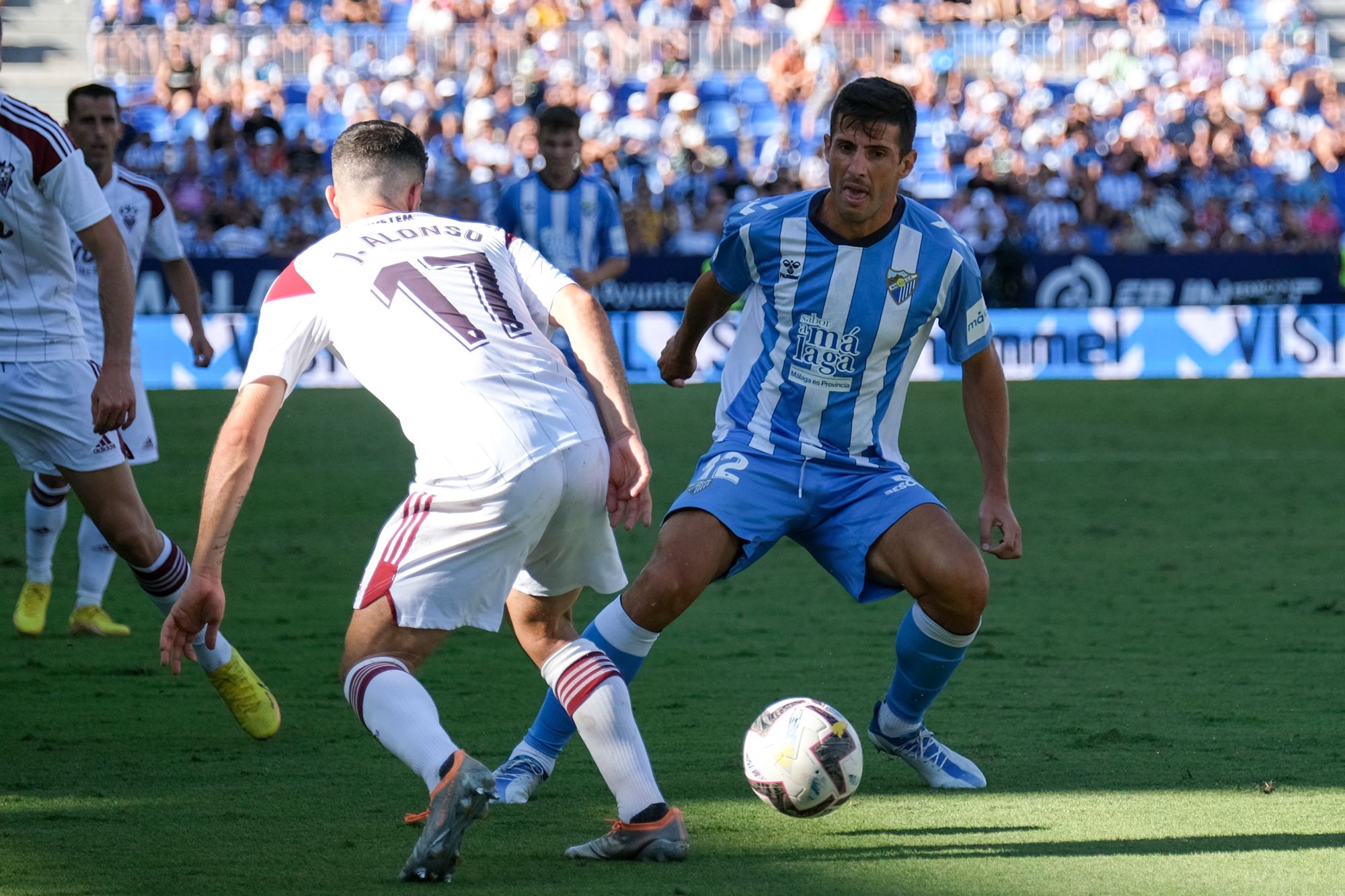 El Málaga CF - Albacete Balompié, en imágenes