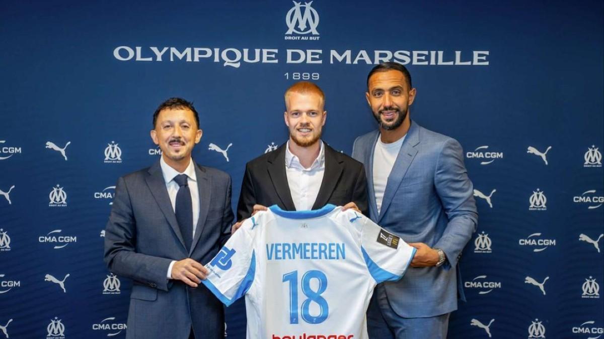 Vermeeren, en su presentación junto a Longoria y Benatia