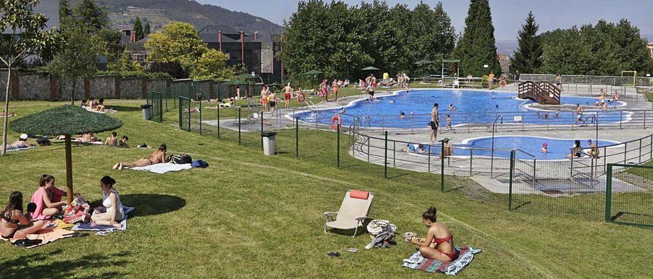 Las piscinas de gestión autonómica del Cristo, ayer.