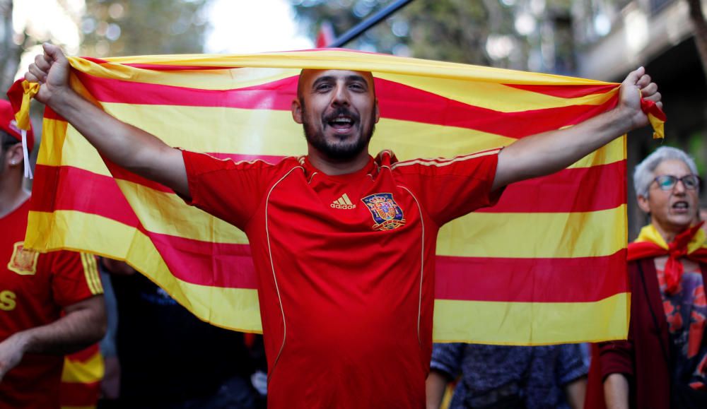 Manifestación en Barcelona por la unidad de España