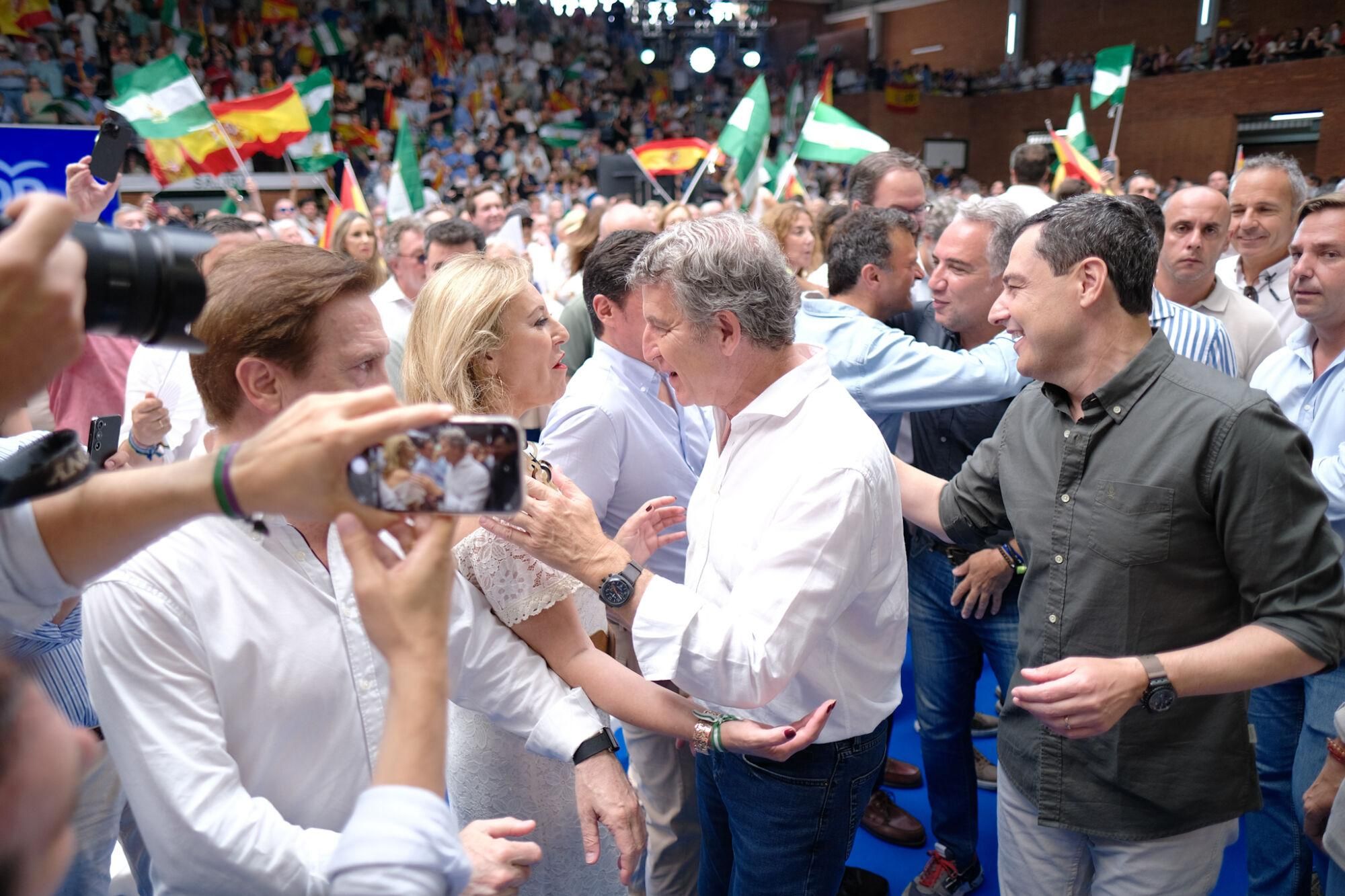 Mitin del Partido Popular en Málaga