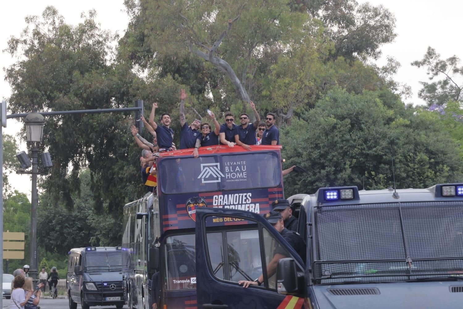 La celebración del ascenso del Levante UD, en imágenes