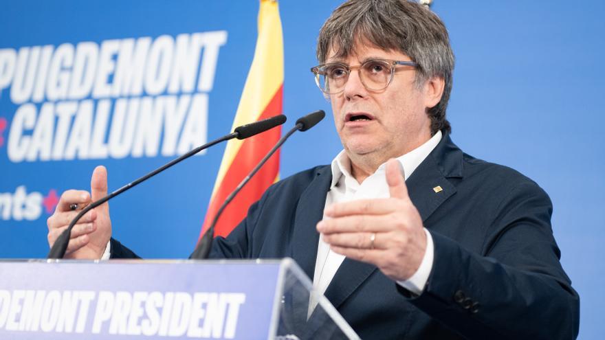 Puigdemont anuncia la seva intenció de presentar-se a la investidura: &quot;Tenim més opcions&quot; que Illa