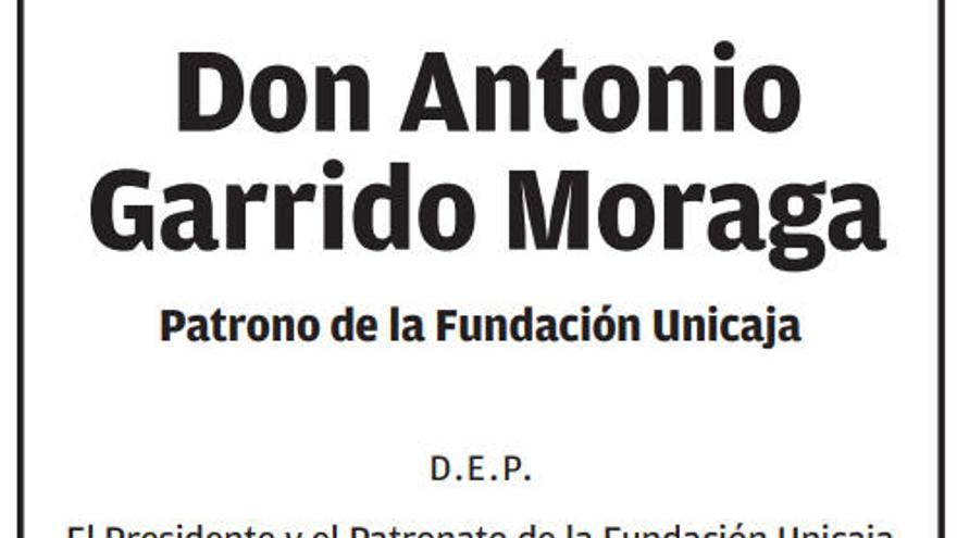 DON ANTONIO GARRIDO MORAGA