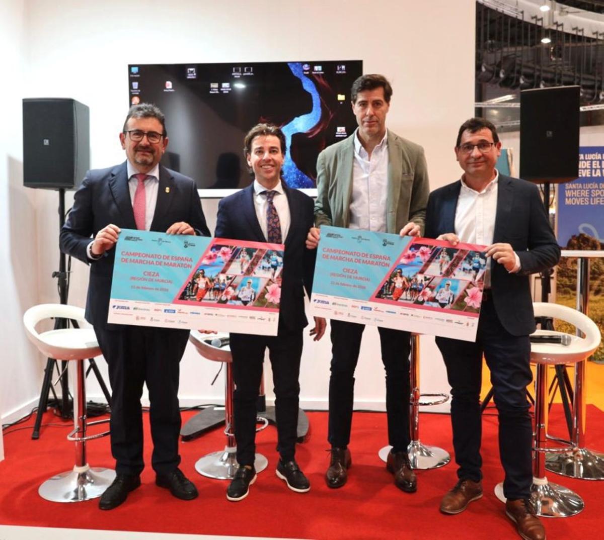 Tomás Rubio, Fran Sánchez, Raúl Chapado y Antonio Jesús Cutillas. | CARM