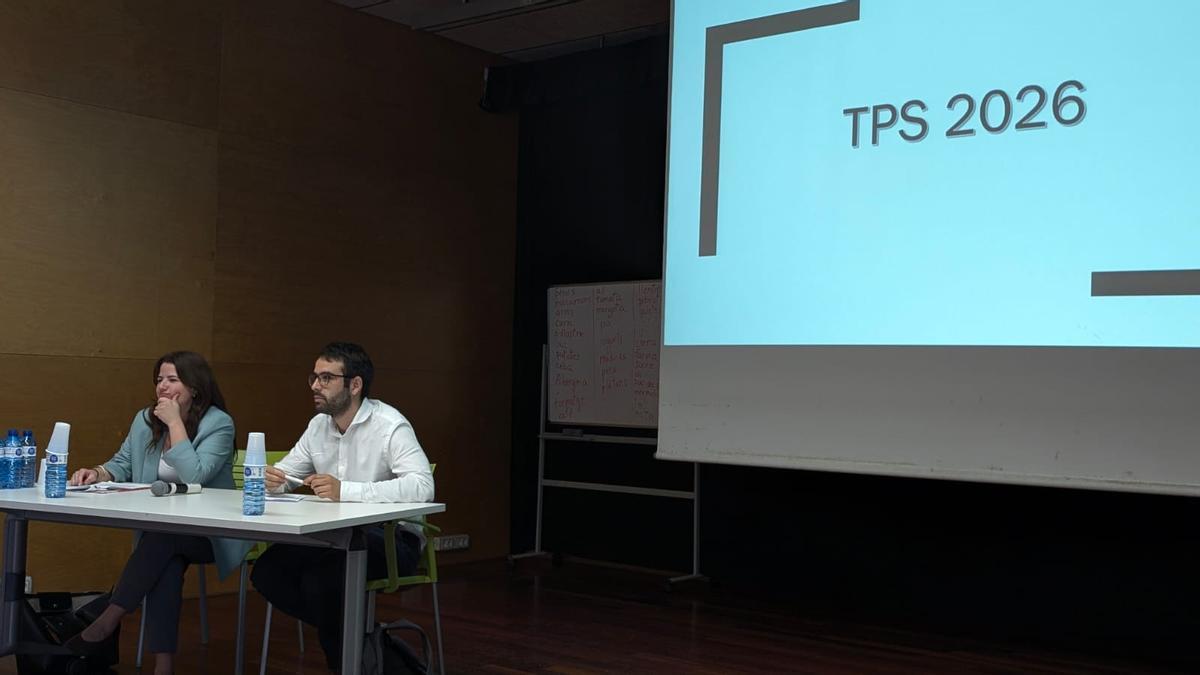 Un moment de la jornada al Centre Penitenciari Obert de Girona.