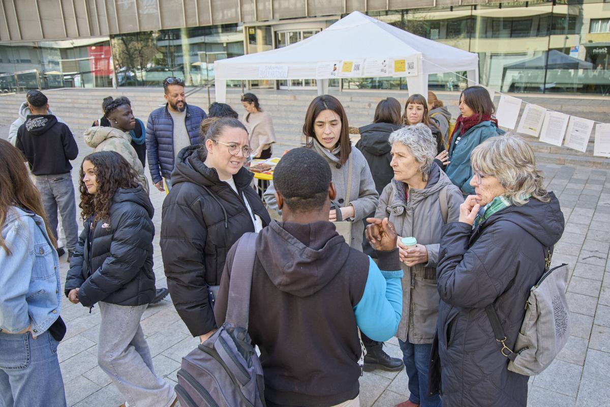 Les imatges de l'acte de la Coordinadora Obrim Fronteres Les imatges de l'acte de la Coordinadora Obrim Fronteres