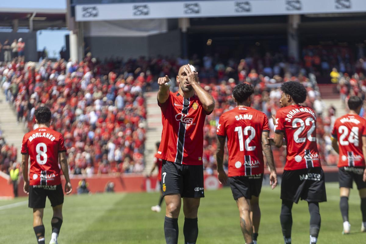 Un gol de Muriqi permitió al equipo bermellón sumar un punto muy importante