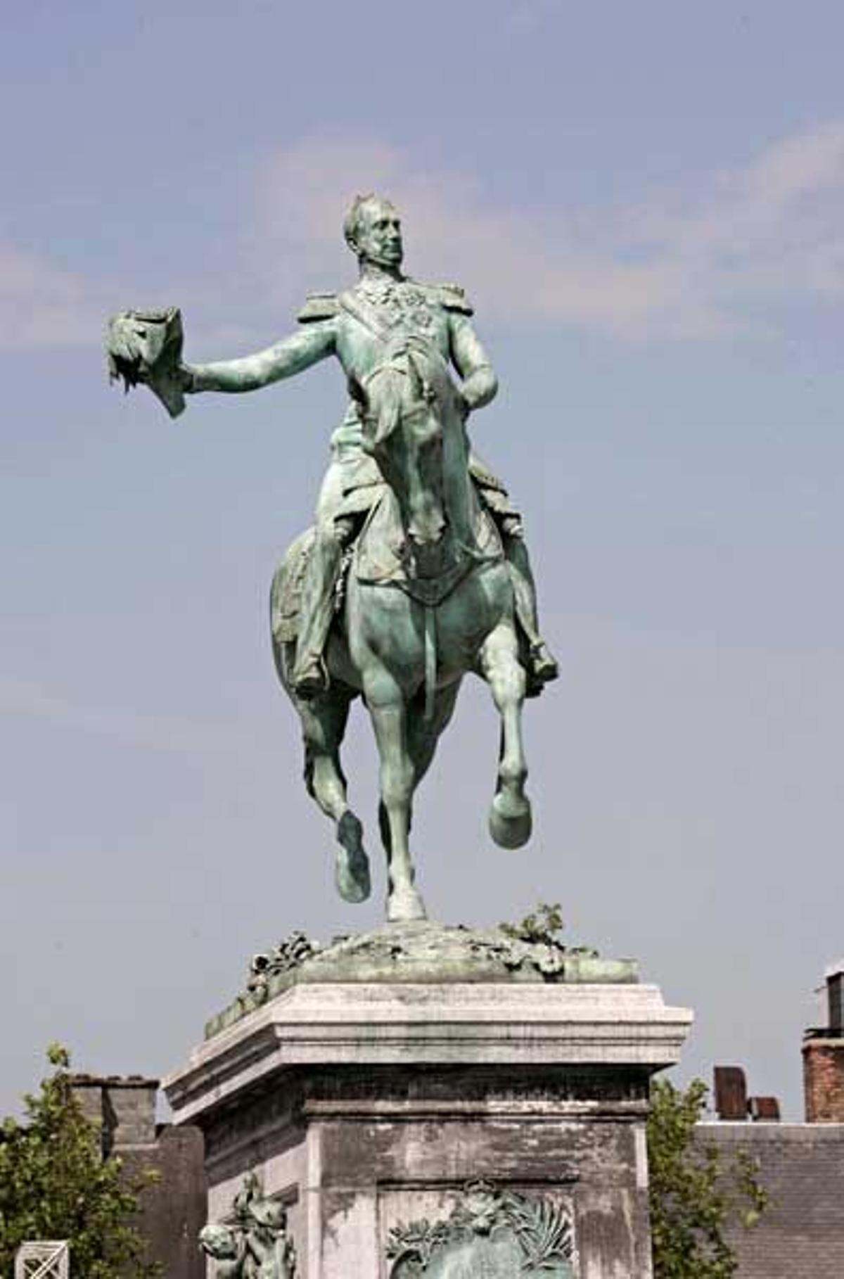 Detalle de la estatua del Gran Duque Guillermo II.