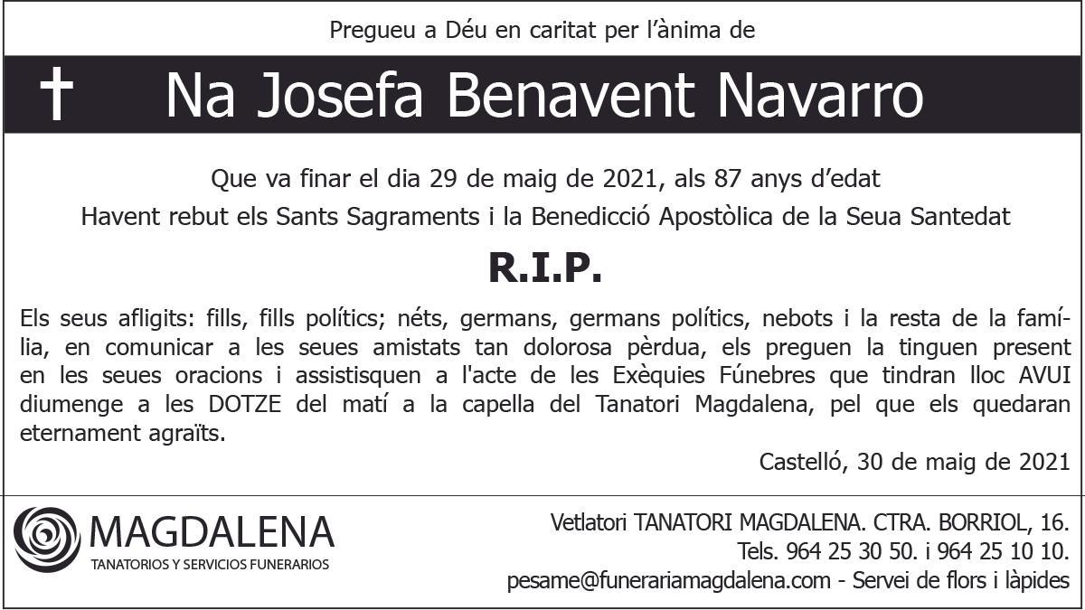 Na Josefa Benavent Navarro