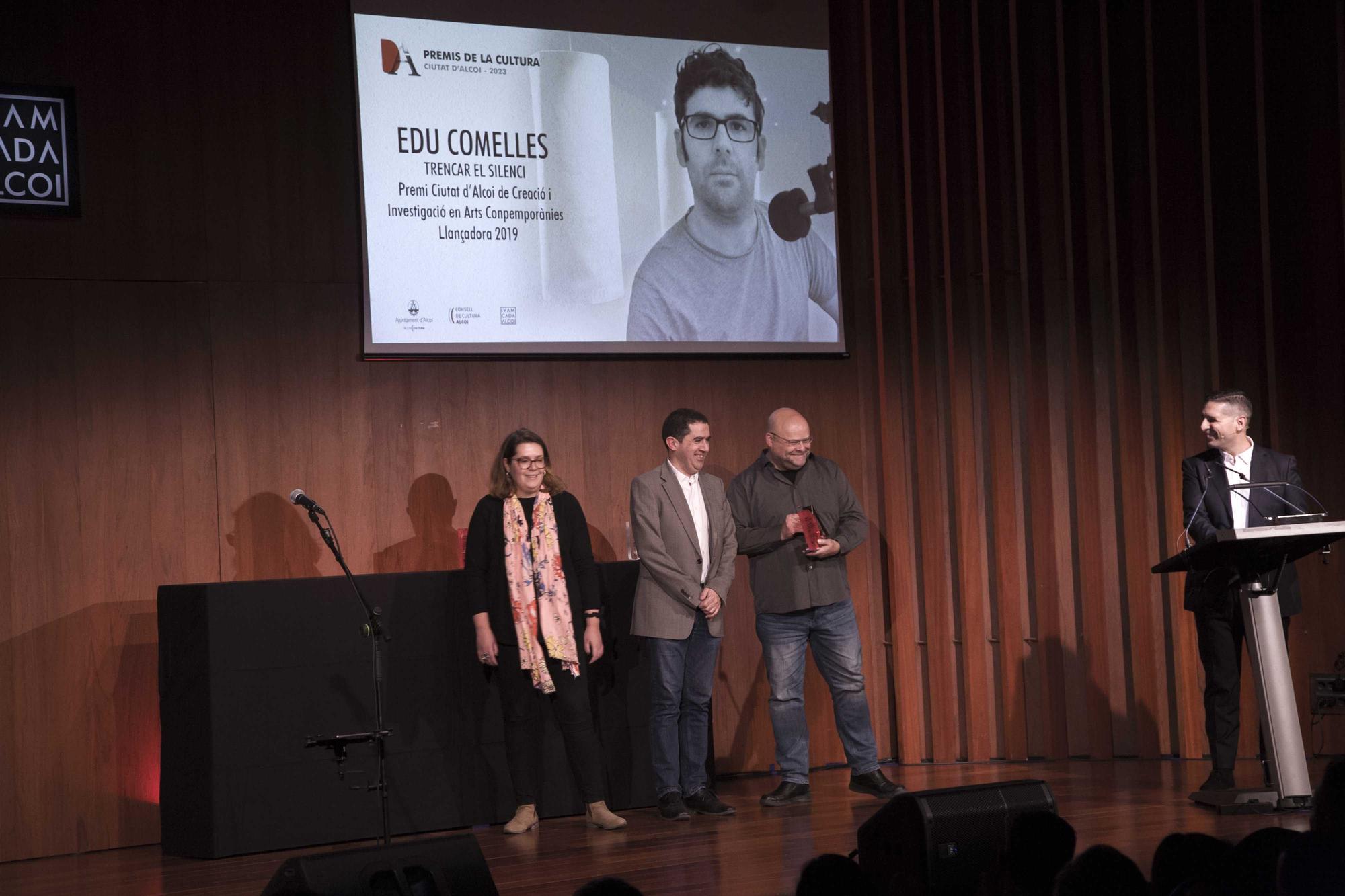 Reconocimientos a la cultura en Alcoy