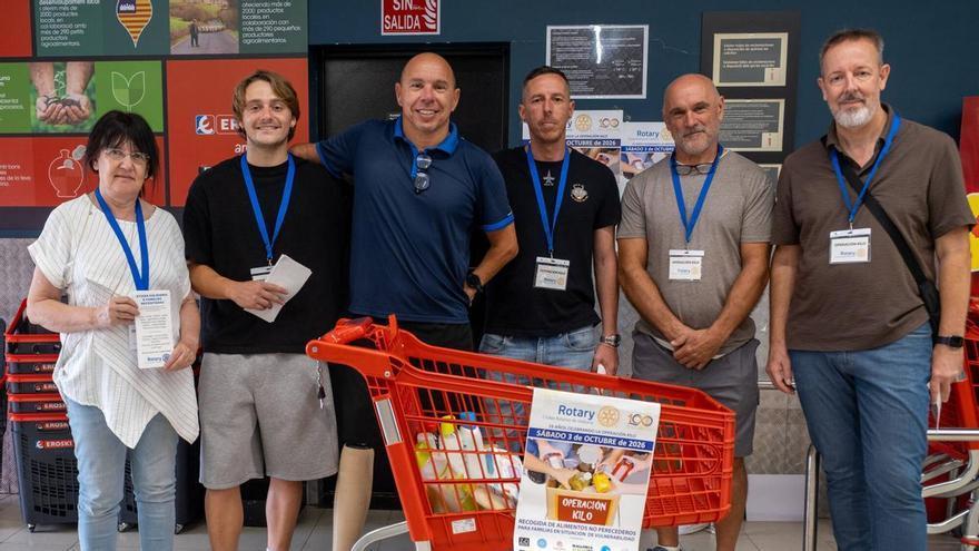 'Operación Kilo 2026': unos 60 voluntarios recogen alimentos en supermercados de Mallorca para entidades sociales