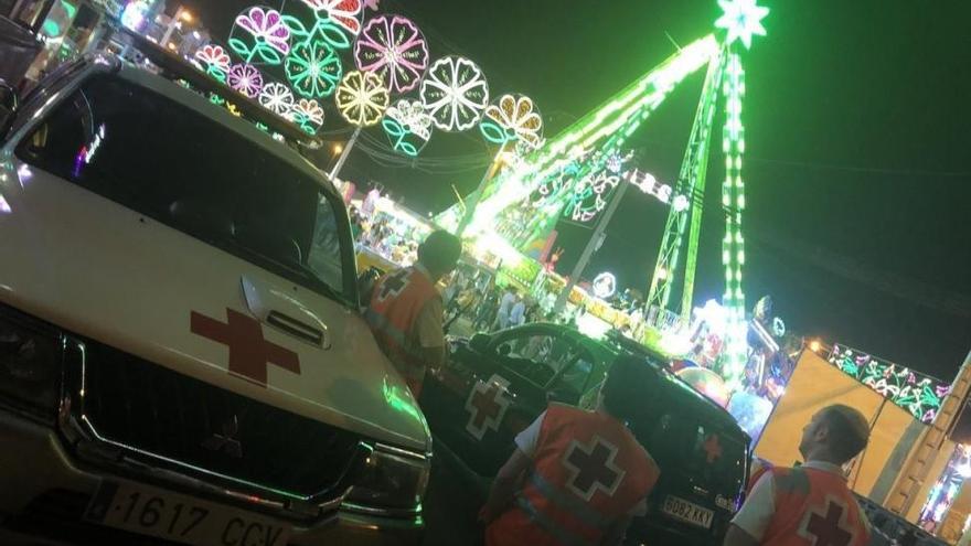 Seis heridos leves en una reyerta en el recinto ferial de Badajoz