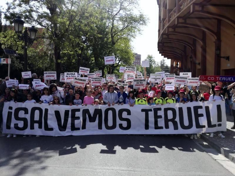 Manifestación: 'Salvemos Teruel'