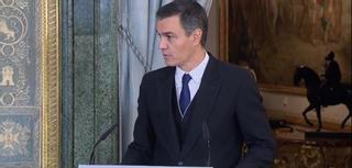 Pedro Sánchez: "Las instituciones ganan su estatura por su capacidad de servir al bien común"