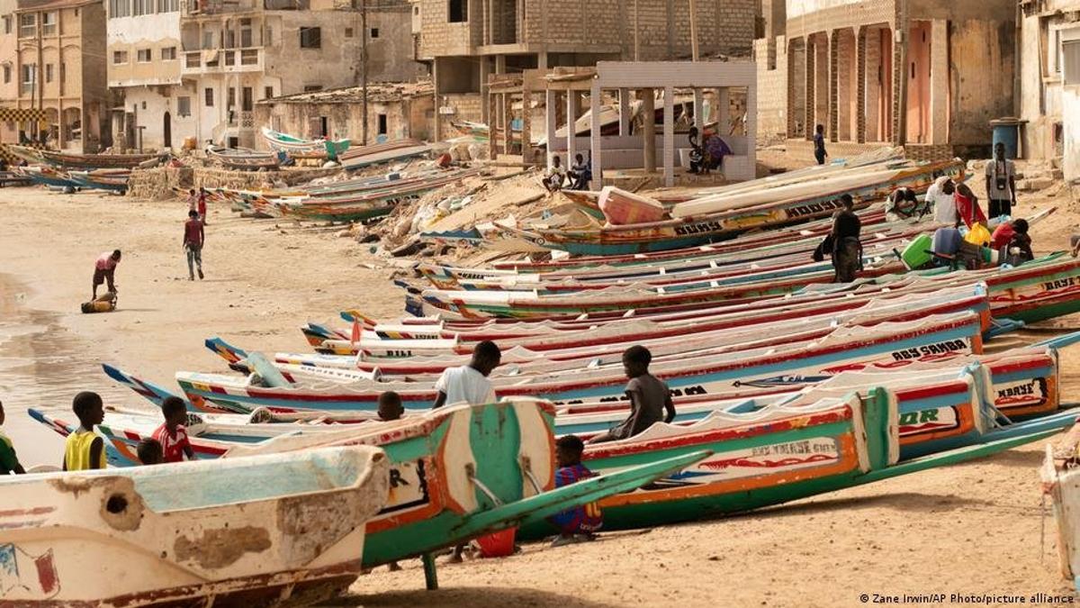 Barcas de pesca en Senegal