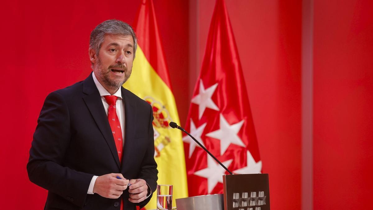 El consejero de Presidencia, Justicia y Administración Local, Miguel Ángel García Martín
