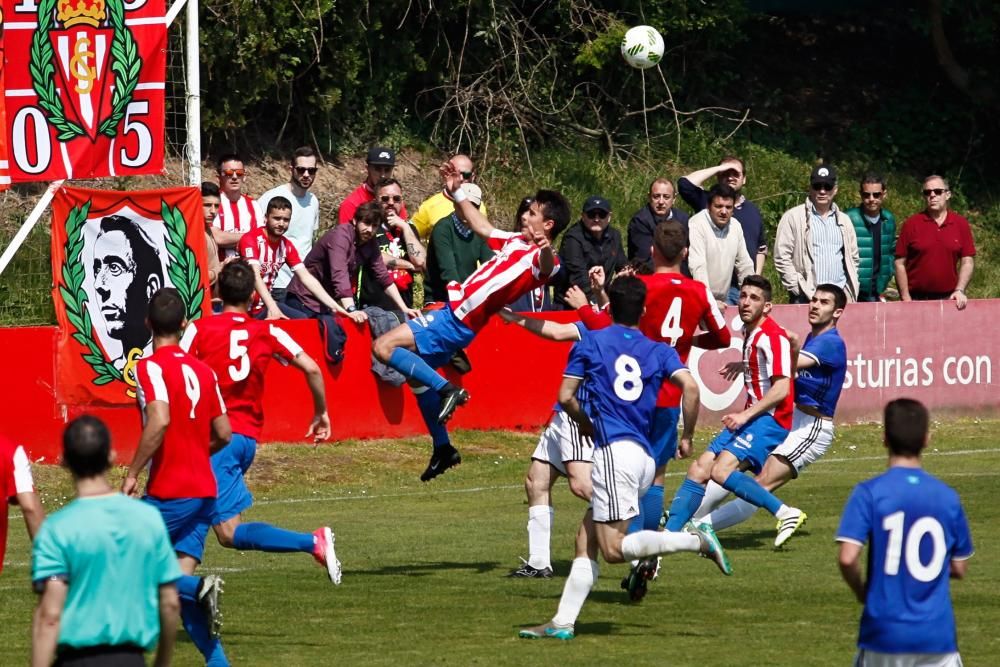 Oviedo B - Sporting B, en imágenes