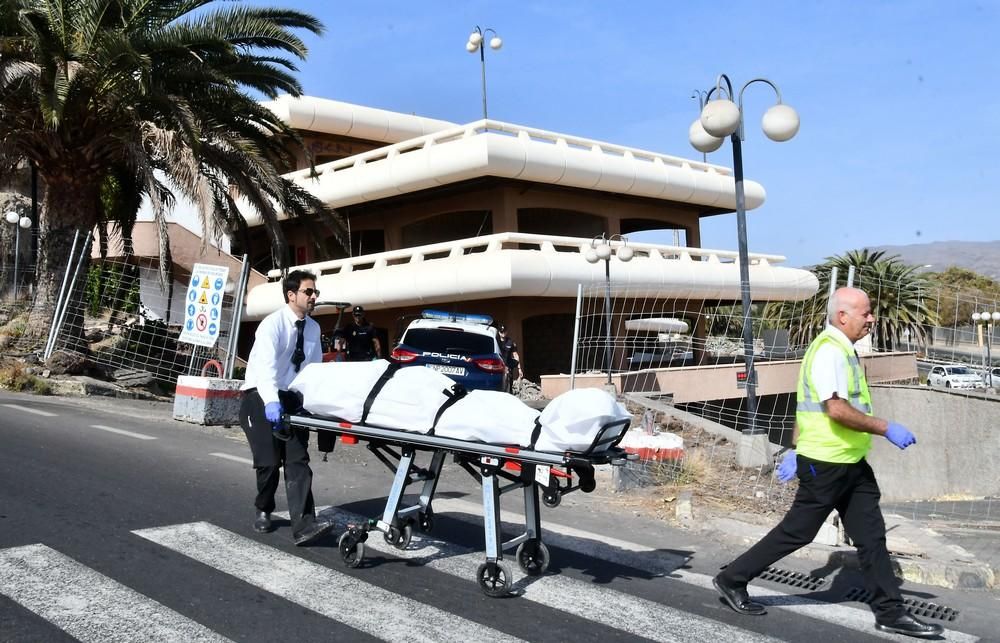 Hallan un cadáver en un centro comercial de Maspalomas.