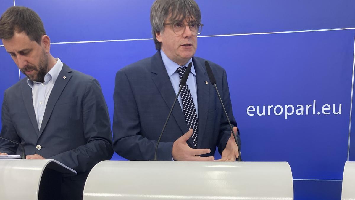 El expresidente de Cataluña y eurodiputado de JxCAT Carles Puigdemont.