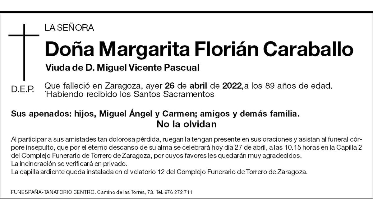 Margarita Florián Caraballo