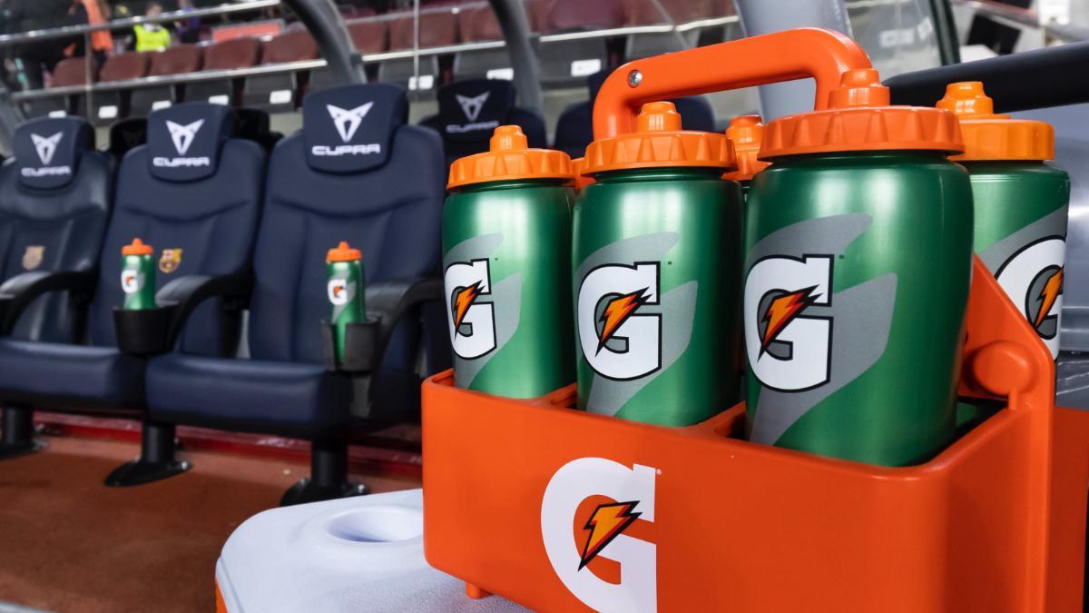La foto publicada por el FC Barcelona de Gatorade