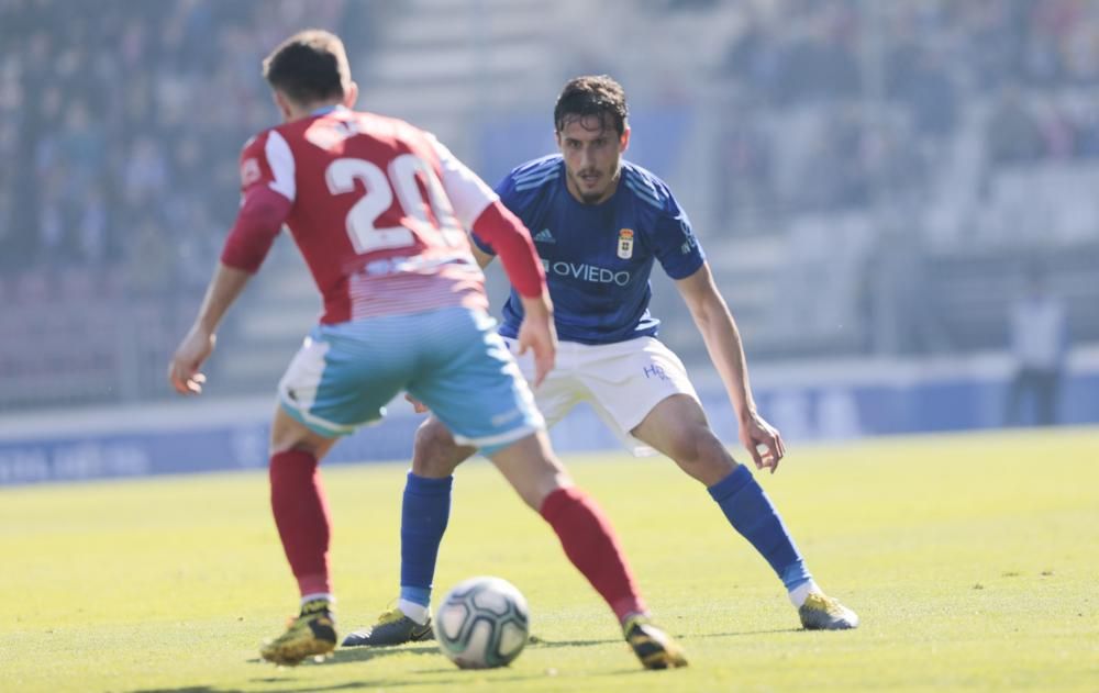 El partido del Oviedo en Lugo, en imágenes