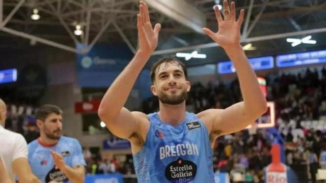 Sergi García durante su etapa en el C.B. Breogán