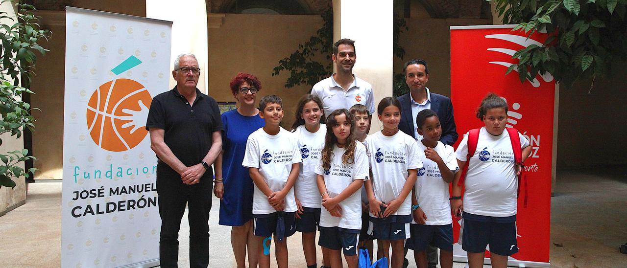 José Manuel Calderón, durante la presentación del evento.