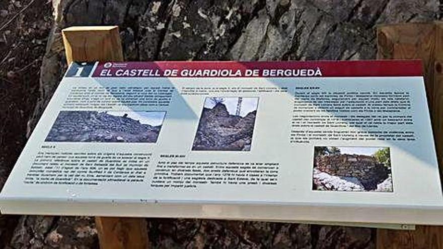 Ajuntament i Torre de Guaita potencien les visites al castell de Guardiola