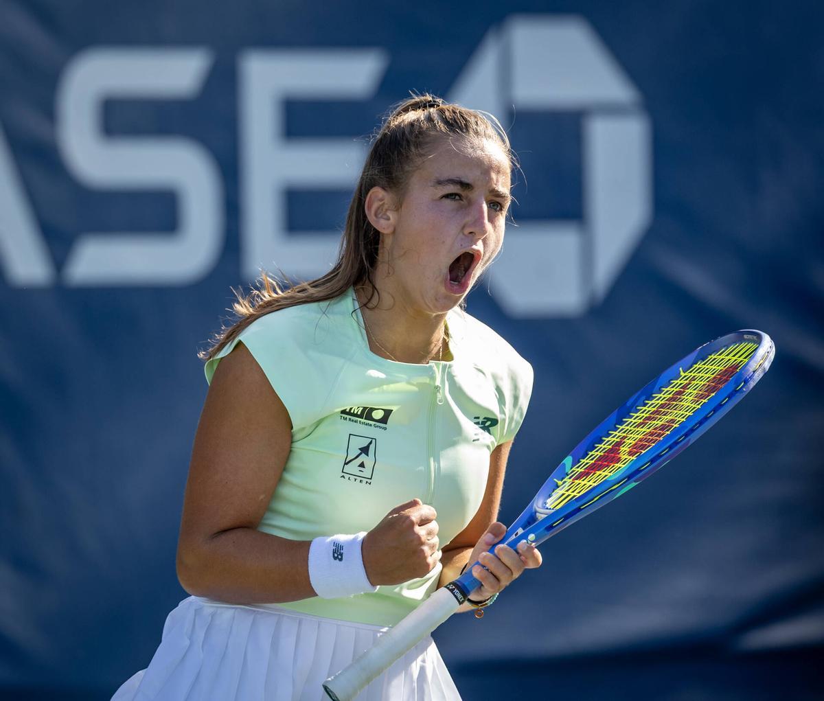 Charo Esquiva, una de las grandes esperanzas del tenis español.