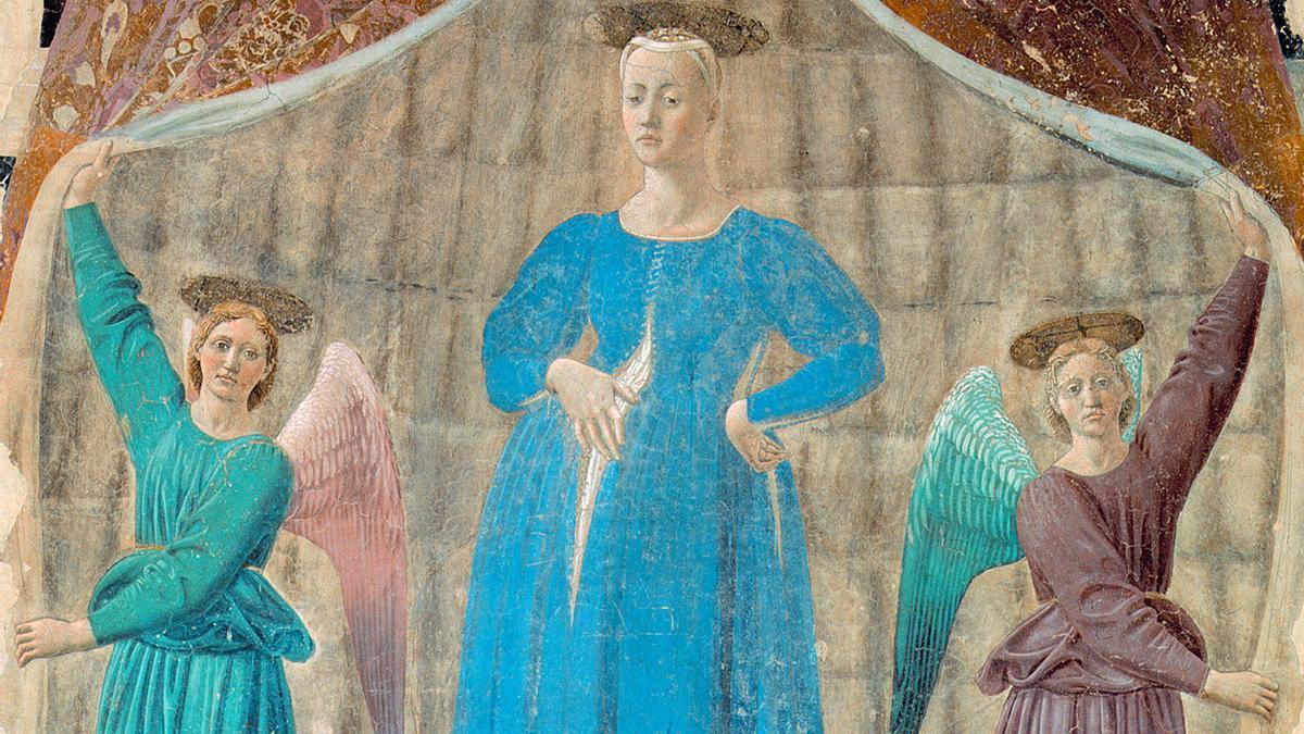 La 'Madonna del parto' que Piero della Francesca pintó en 1460.