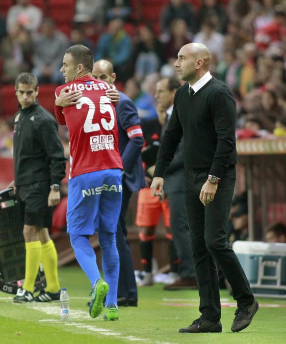 El partido entre el Sporting y el Valencia, en imágenes