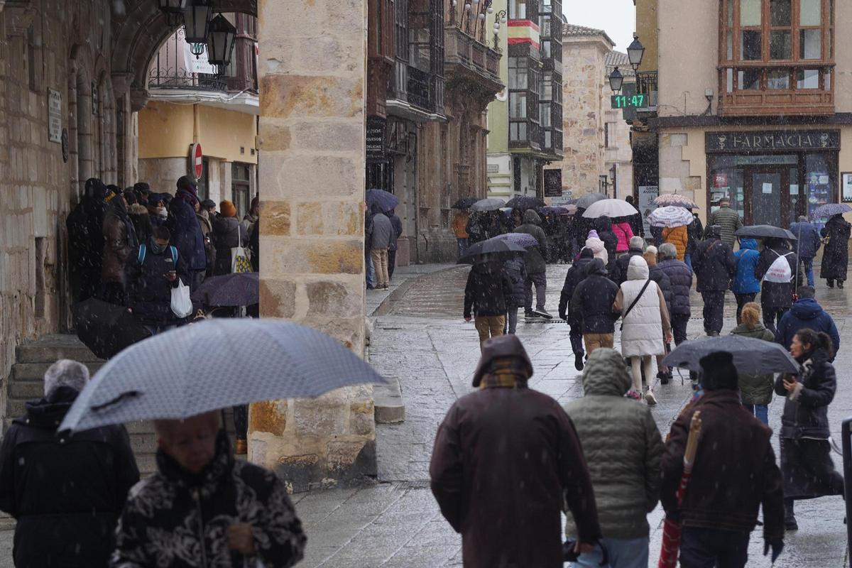 Frío y nieve en Zamora.