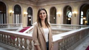 Lorena Roldán, portavoz del grupo parlamentario del PP en el Parlament de Catalunya , posa en el Parlament de Catalunya para un reportaje en el que los parlamentarios opinan sobre la visita a Barcelona del papa León XIV. Barcelona, 19 de mayo de 2026 Fotografía de Ferran Nadeu