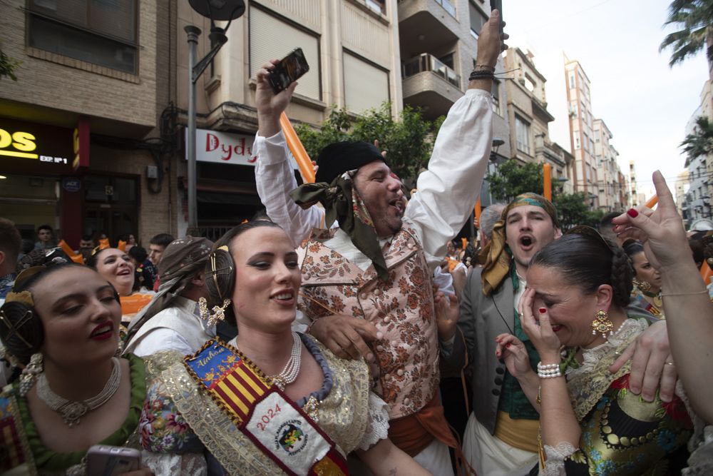 Explosión de júbilo en los premios a las mejores fallas de Sagunt