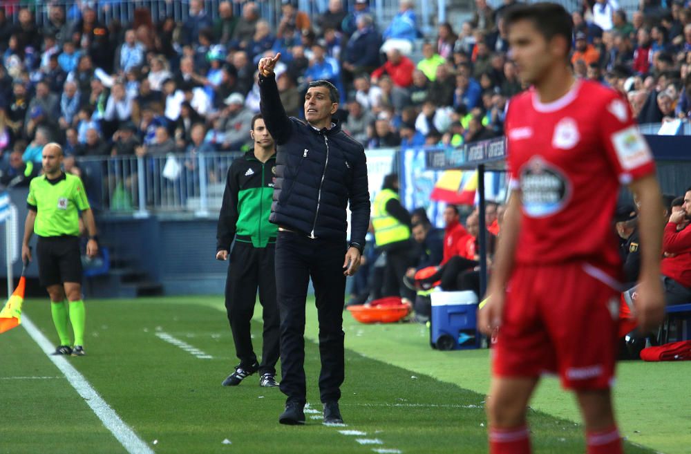 El conjunto malaguista y el gallego igualan a cero en el partido más atractivo de la jornada en la Liga 123