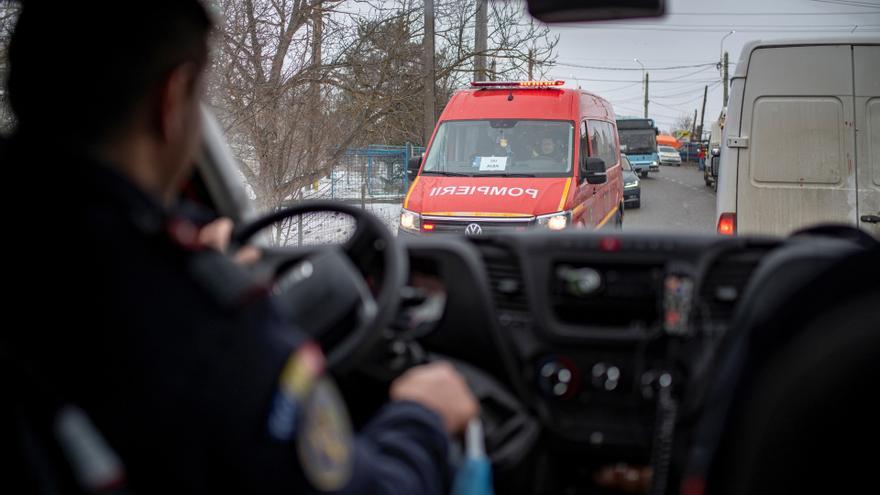 Servicios de emergencias en Rumanía.