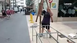 Arranca el montaje de la Fira i Festes de Gandia 2026 con la mirada puesta en el cielo: "Esperemos que no llueva, al menos hasta que acabe"
