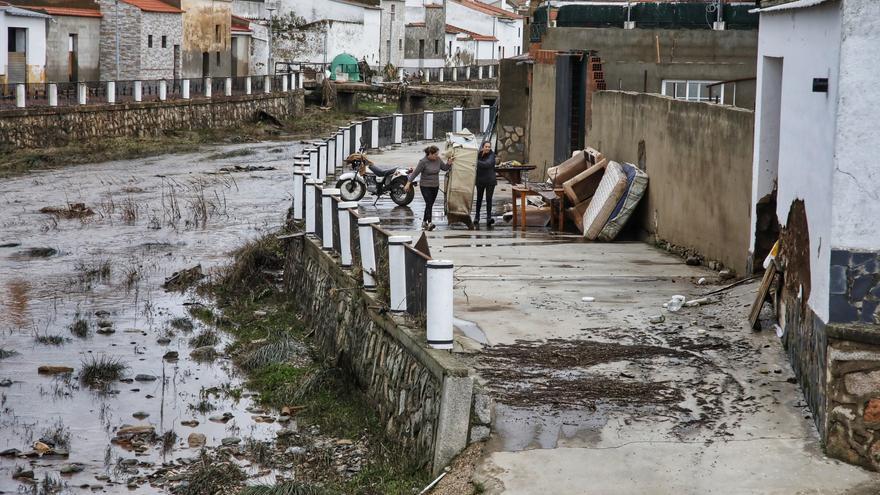 El 40% de la lluvia del último año en Extremadura cayó en un solo mes