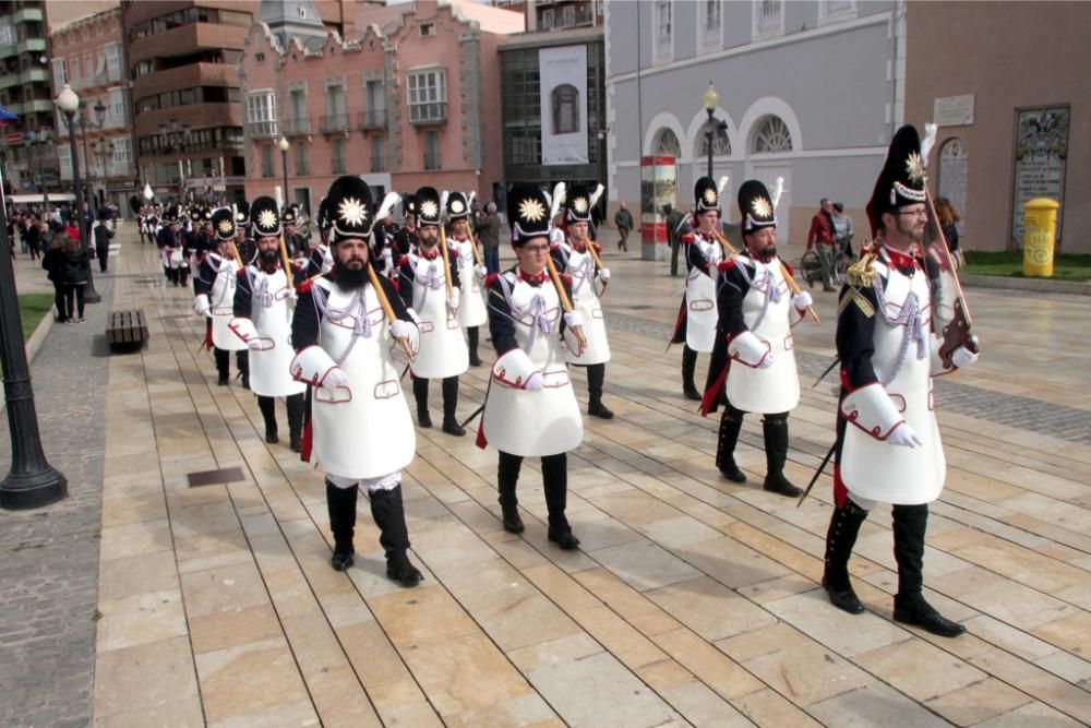 Pasacalle de los granaderos marrajos en Cartagena