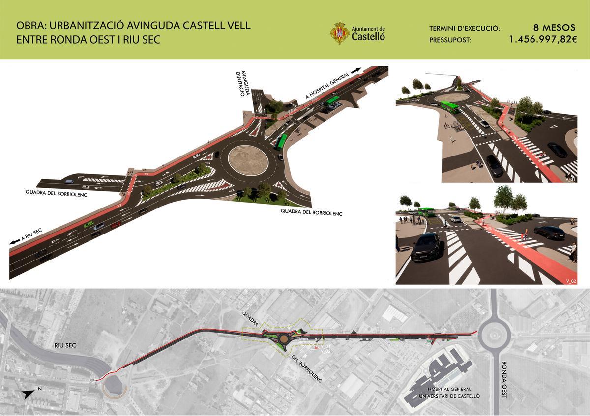 Detalle de la infografía del vial.
