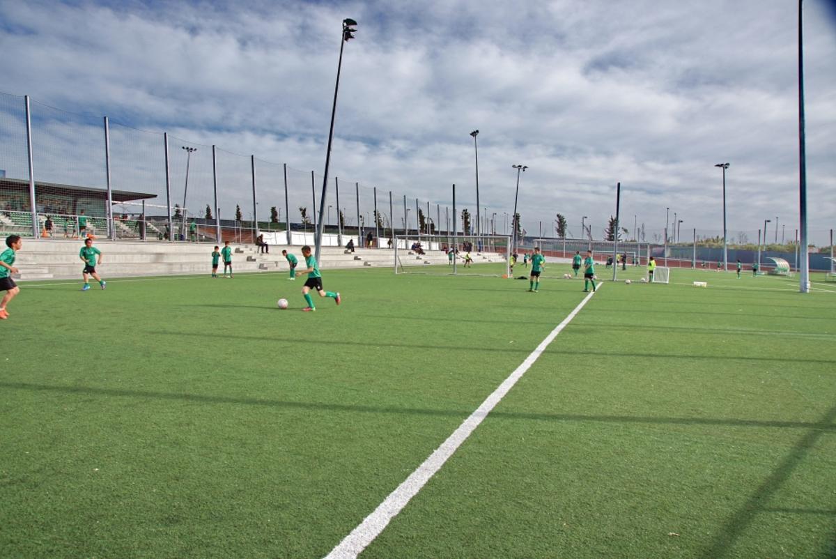 Terreno de juego de la UE Cornellà.