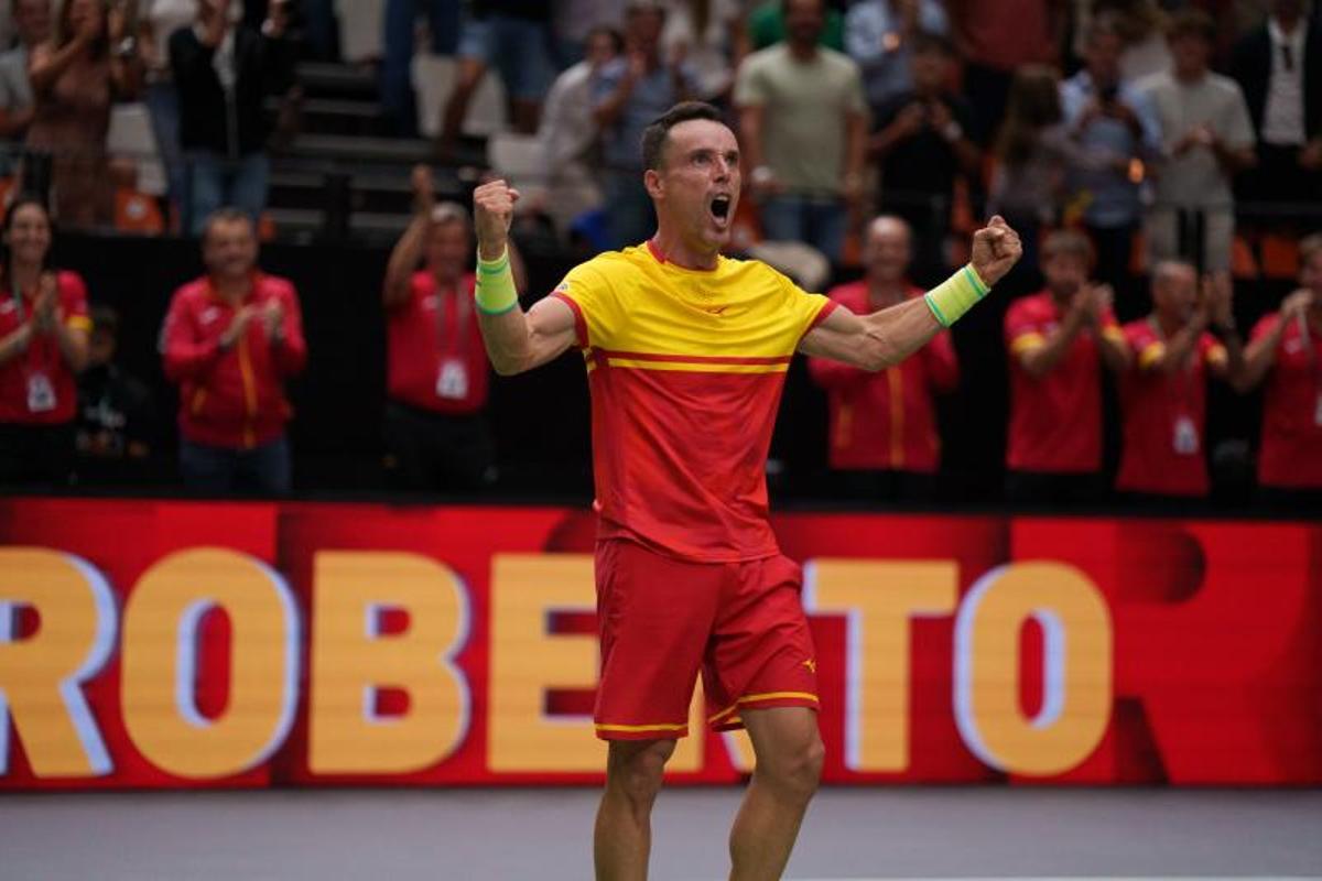 Roberto Bautista, habitual en la Davis y héroe de la ganada en 2019.