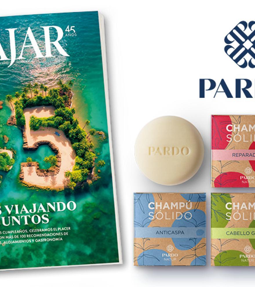 Cinco champús sólidos a elegir de regalo con el número especial de la revista VIAJAR