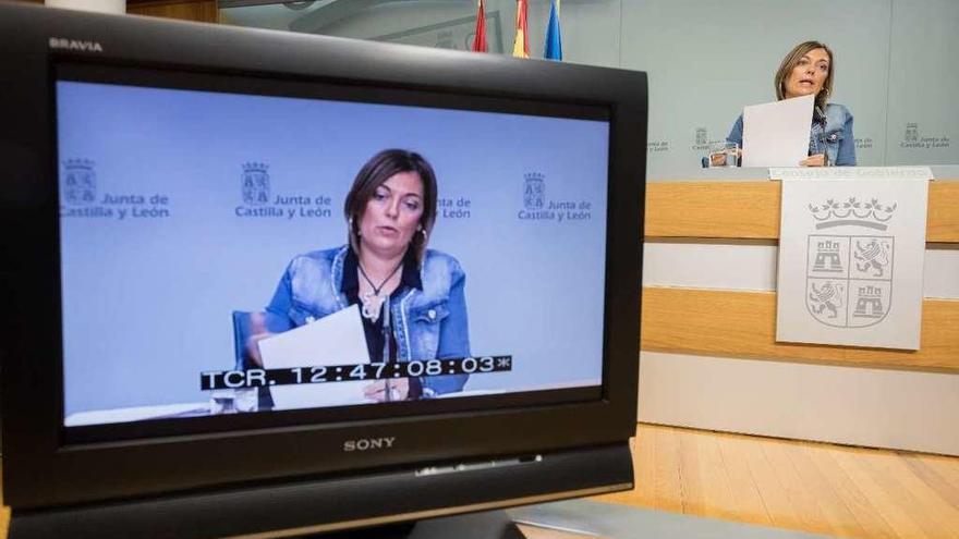 Marcos, ayer, en rueda de prensa, tras el Consejo de Gobierno.