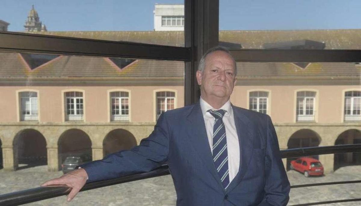 José Manuel Casado, en el Rectorado de la UDC.