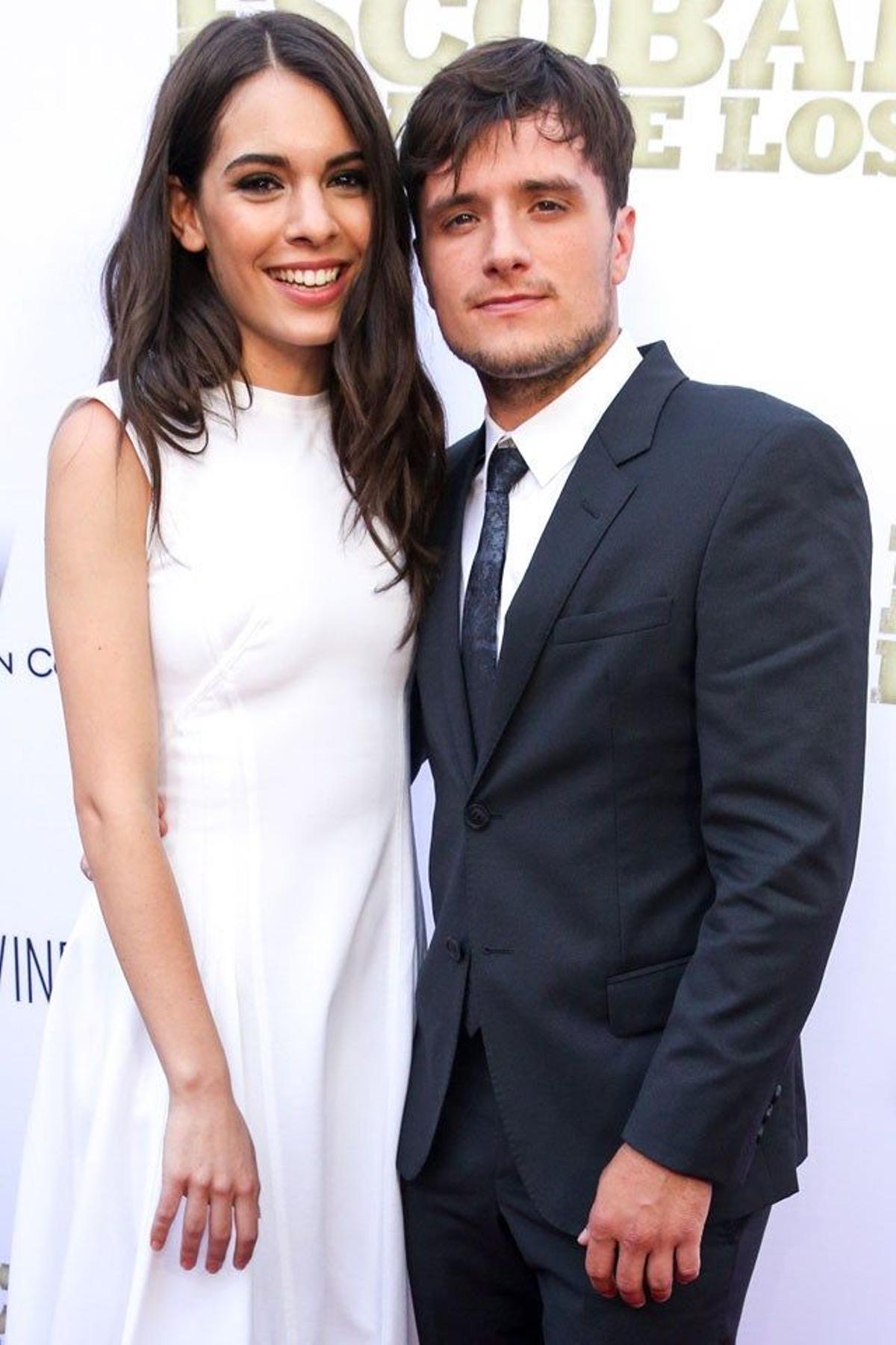 Claudia Traisac y Josh Hutcherson en la première de 'Escobar: Paraíso perdido' en Hollywood
