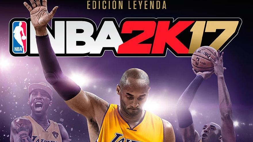 Bryant en la portada de la Edición Leyenda de &#039;NBA 2K17&#039;.