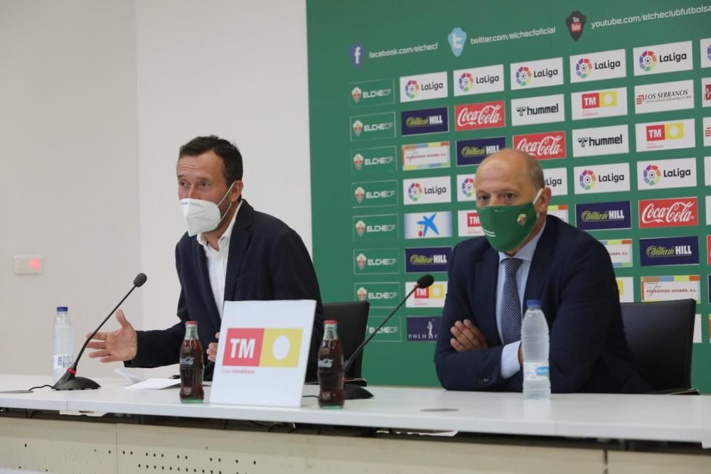 El Elche CF celebra el acto institucional de ascenso a Primera División